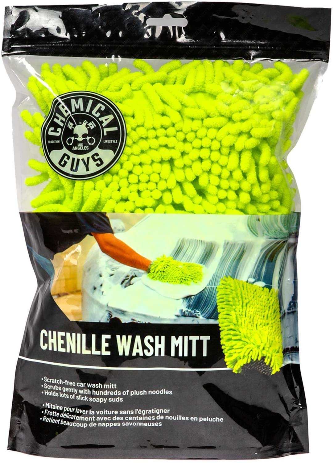 Chemical Guys Chenille Premium Scratch-Free Microfiber Wash Mitt