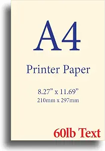 Natural Cream A4 Printer Paper